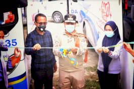 Peluncuran Bus DAMRI Masamba-Rongkong-Seko, Wagub Sulsel: Pemerataan Digalakkan untuk Pembangunan Berkeadilan