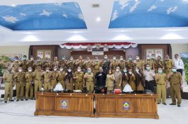 Pensiun, Kadis Pertanian dan BPBD Pamit ke Bupati Jeneponto