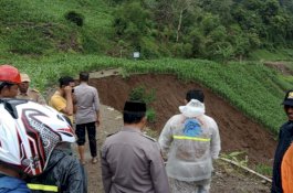 Tanah Longsor Timbun Tanaman Jagung Warga di Kelara Jeneponto
