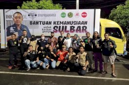 Komunitas Mobil Online Salurkan Bantuan ke Mamuju
