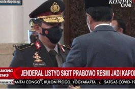 Jokowi Resmi Lantik Listyo Sigit Prabowo Jadi Kapolri