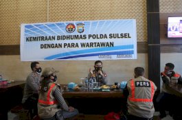 Pererat Silaturahmi, Kabid Humas Polda Sulsel Ngopi Bareng Wartawan