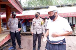 Giat Masyarakat Rambu Solo', Kapolres Tana Toraja Periksa Penerapan Prokes 5M