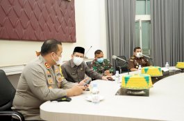 Pemkot Palopo Hadiri Rakornas Penegakan Disiplin Protokol Kesehatan Covid-19 Secara Virtual