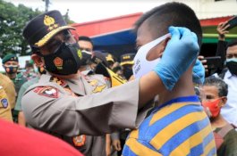 Kapolda Sulsel, Pangdam, dan Wagub Sidak Pelaksanaan Protokol Kesehatan di Makassar