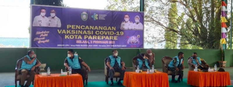Pemkot Parepare Mulai Penyuntikan Perdana Vaksin COVID-19