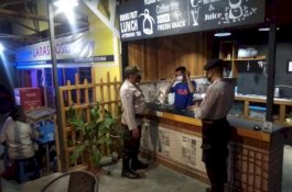 Tindak Tegas Pelanggar Prokes COVID-19, Polres Selayar Sisir Pusat Keramaian