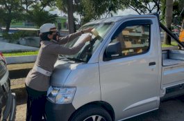 Peringatan dari Polantas Gowa, Parkir Sembarang Kendaraan Akan Diderek Paksa