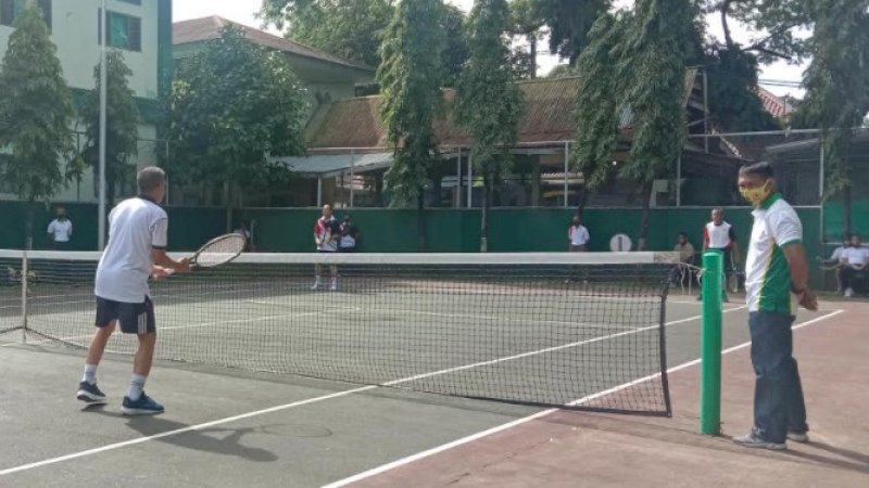 Pangdam Hasanuddin Resmi Buka Pertandingan Tenis Antarinstansi