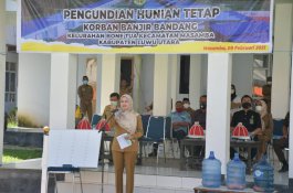50 Huntap Korban Bencana di Luwu Utara Sudah Berpenghuni