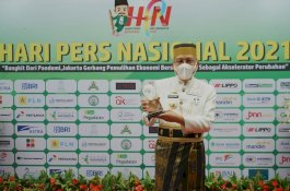 Di Acara Puncak HPN, Taufan Teguhkan Parepare sebagai Kota Cinta Habibie-Ainun