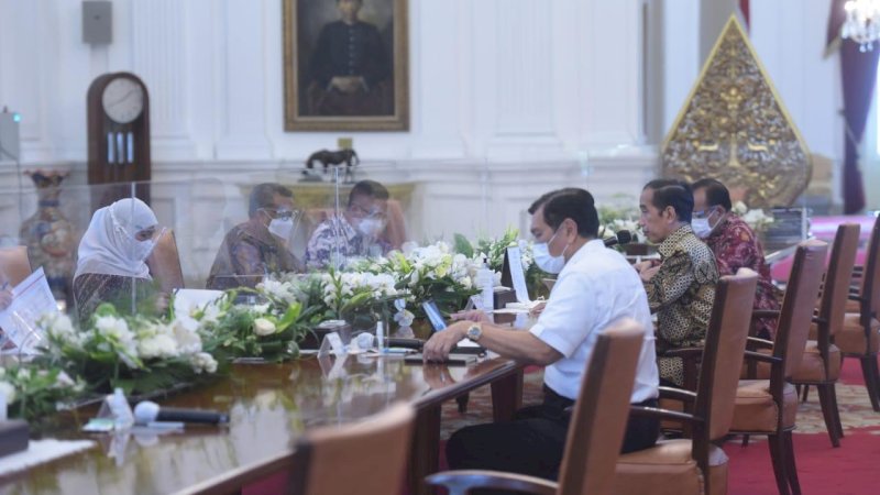 Presiden Jokowi Puji Penanganan Covid-19 dan Pemulihan Ekonomi di Sulsel