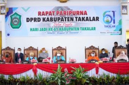 Hadiri Rapat Paripurna HUT Ke-61 Takalar, Wagub Andi Sudirman Dapat Pujian dari Bupati Syamsari Kitta
