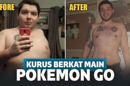 Berkat Main Pokemon Go, Berat Badan Pemuda Ini Turun 60 Kg