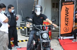 Usai Makassar dan Parepare, Keeway V250Fi Mengaspal di Kendari