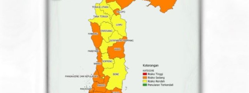11 Kabupaten di Sulsel Berstatus Zona Kuning COVID-19, Satgas: Masyarakat Makin Sadar Prokes