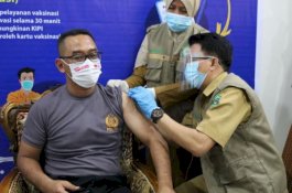 Kapolres Takalar Divaksin COVID-19 Tahap Kedua, Ini Pesannya untuk Masyarakat