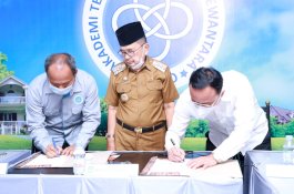 Wali Kota Palopo Hadiri Penandatanganan MoU Akademi Teknologi Industri Dewantara-BBIHP