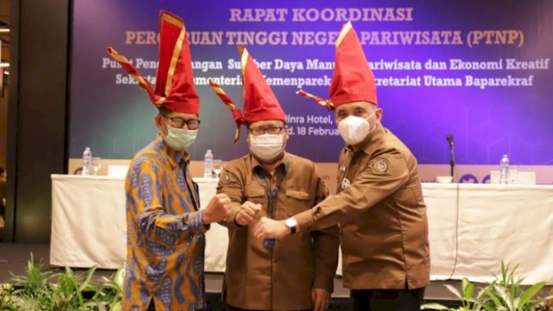 Poltekpar Makassar Jadi Tuan Rumah Rakor Perguruan Tinggi Negeri Pariwisata