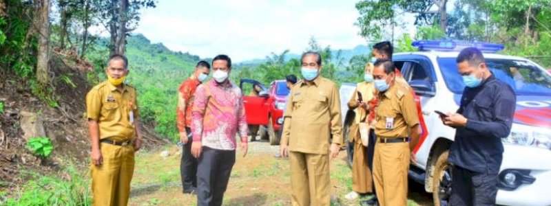 Didampingi Bupati, Wagub Sulsel Tinjau Progres Proyek Pembangunan di Sidrap