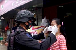 Hari Libur, Brimob Batalyon C Pelopor Tetap Kerja Melawan Covid-19
