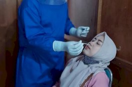 Satu ASN Positif Covid-19, Pegawai di Kantor BKPSDM Parepare Ramai-ramai Ikut Swab