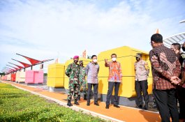 Nurdin Abdullah Resmikan Amphi Theatre Pelebaran Jalan Metro Tanjung Bunga