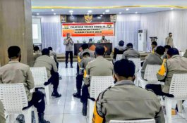 Personel Binmas dan Bhabinkamtibmas Polres Wajo Dilatih Menjadi Tracer Covid-19