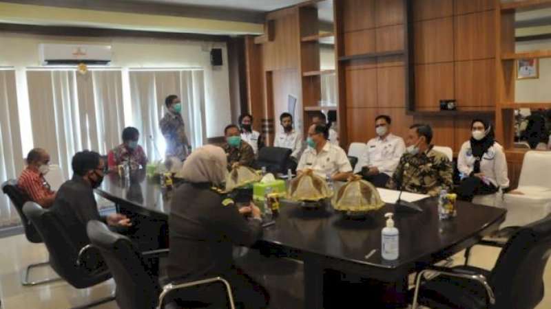 Pertemuan bertempat di ruang rapat Wakil Bupati Jeneponto, Kamis (25/2/2021).