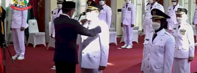 Diiringi Lagu Nasional "Syukur", Danny-Fatma Resmi Jadi Wali Kota dan Wakil Wakil Kota Makassar