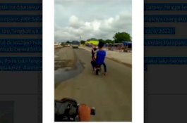 Lagi, Viral Video Aksi Freestyle Pemotor di Jalanan Parepare, Polisi Turun Tangan