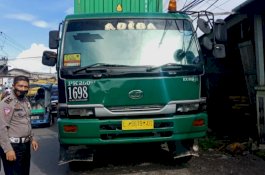 Seorang Polisi di Gowa Tewas di Tempat Usai Terlindas Truk Kontainer