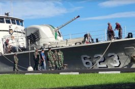 Berjenis Kapal Cepat Rudal, Kapal Perang KRI Badik-623 Pulang ke Daerah Asal Namanya