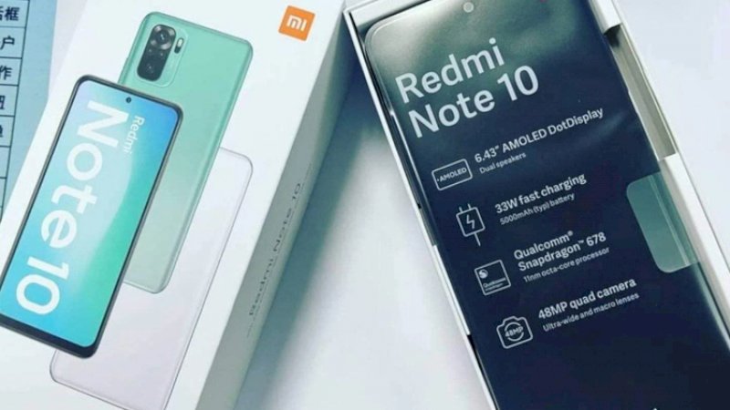 Xiaomi redmi note 10 (kompas.com)