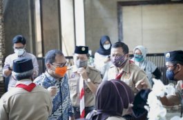 Bahas Pelantikan Ketua Pembimbing Pramuka Makassar, Iqbal Suhaeb Minta Dukungan ke Wali Kota Danny 