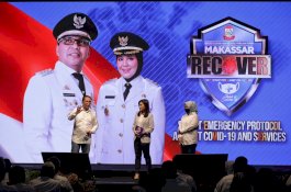 Launching Program Makassar Recover, Danny-Fatma Optimis Putus Rantai Covid 19