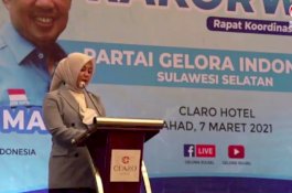 Goda Fatmawati di Rakorwil, Mudzakkir: Semoga Pak RMS Infakkan ke Partai Gelora