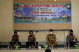 Gelar Peringatan Isra Mikraj, Ini Pesan Kapolres Barru
