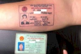 Biar Tidak Kelupaan Saat ke Klub Malam, Pria Ini Bikin Tato KTP-nya di Tangan 