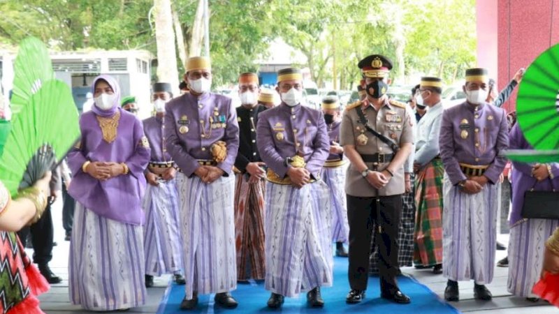 Plt Gubernur Sulsel, Andi Sudirman Sulaiman, hadir langsung pada acara Hari Jadi Barru ke-61, Selasa (9/3/2021).
