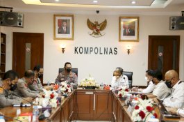 Kapolri Bahas Pemantapan Polri Presisi Bareng Kompolnas