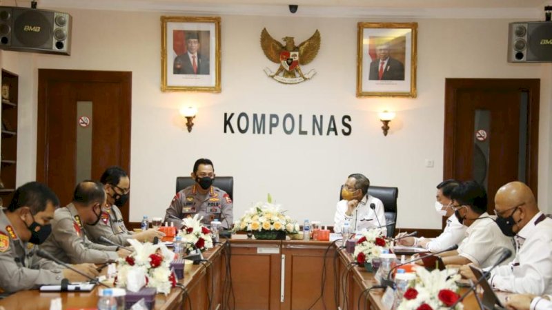 Kapolri Bahas Pemantapan Polri Presisi Bareng Kompolnas