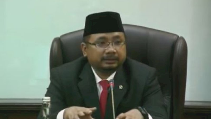 Menteri Agama, Yaqut Cholil Qoumas. (Foto: YouTube Kemenag)