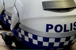 Polisi Pakai Helm Berkamera Buru Pelanggar Lalu Lintas