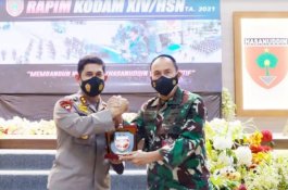 Di Rapim Kodam XIV/Hasanuddin, Kapolda Sulsel Tekankan Sinergi TNI-Polri di Semua Tingkatan