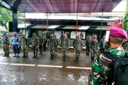 Respons Cepat, Lantamal VI Kirim Prajurit ke Lokasi Banjir Takalar