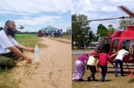 Dulunya Pemulung, Pengusaha Sukses Ini Sudah Ajak Ratusan Warga Kampung Jalan-jalan Naik Helikopter