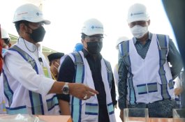 Mentan, Mendag, dan Menteri BUMN Lepas Ekspor Produk Pertanian Jatim Senilai Rp140 Miliar