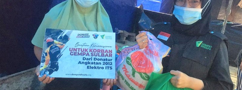 Dompet Dhuafa Kembali Salurkan Bantuan Sembako untuk Korban Gempa Sulbar
