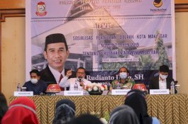 Sosialisasi Perda Air Minum, Rudianto Lallo Tampung Keluhan Warga Ujung Tanah